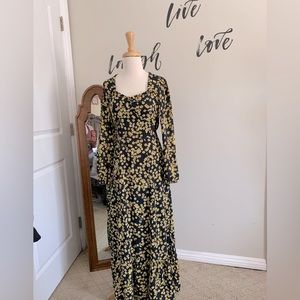 Tommy H. Floral long dress size XXS